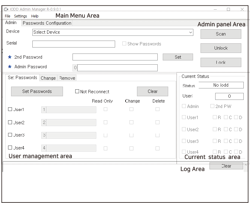 Admin Manager Main Layout