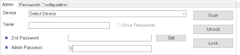 Admin Panel Interface